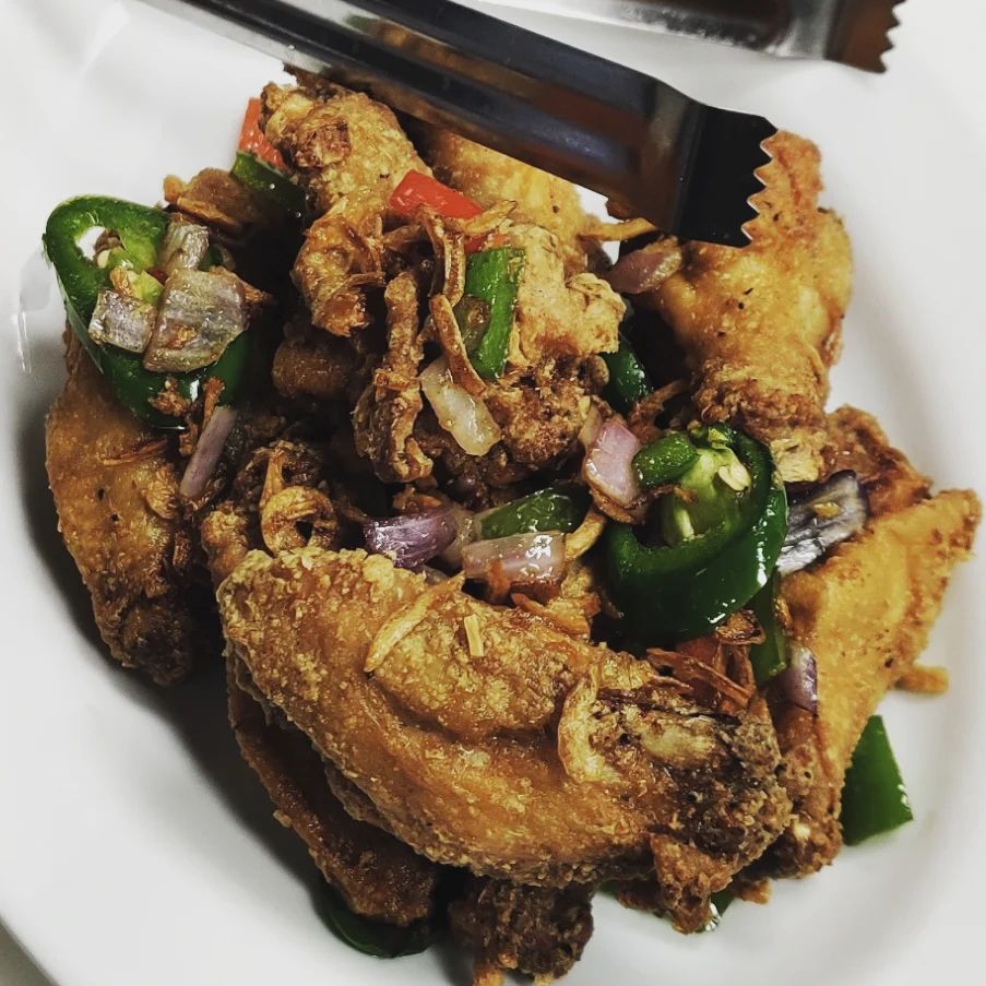 Salt and pepper wings from Ginger Restaurant